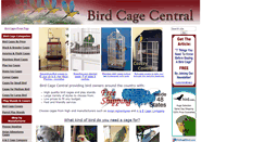 Desktop Screenshot of birdcagecentral.com